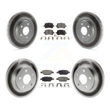 Charger l&#39;image dans la galerie, Front Rear Coat Brake Rotor Ceramic Pad Kit For Chevrolet Malibu Pontiac G6 Aura