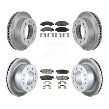 Charger l&#39;image dans la galerie, Front Rear Coat Brake Rotors Ceramic Pad Kit For Chevrolet Silverado 1500 Hybrid