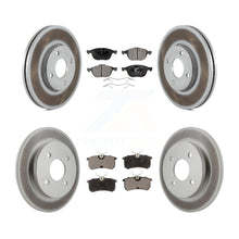 Load image into Gallery viewer, Front Rear Coat Disc Brake Rotor Ceramic Pad Kit For Ford Focus rear brakes