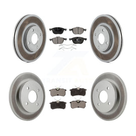 Front Rear Coat Disc Brake Rotor Ceramic Pad Kit For Ford Focus rear brakes