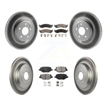 Charger l'image dans la galerie, [Front+Rear] 2010-2012 Ford Taurus SHO Premium Coated Rotors &amp; Ceramic Pads Brake Kit For Max Braking