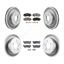 Charger l'image dans la galerie, [Front+Rear] 2003-2007 Jeep Liberty Premium Coated Rotors &amp; Ceramic Pads Brake Kit For Max Braking