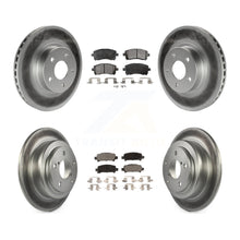 Charger l'image dans la galerie, Front Rear Coated Disc Brake Rotor &amp; Ceramic Pad Kit For Subaru Forester Impreza