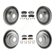 Charger l&#39;image dans la galerie, Front Rear Coated Disc Brake Rotor And Ceramic Pad Kit For Subaru Outback Legacy