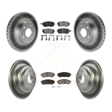 Load image into Gallery viewer, Front Rear Coated Disc Brake Rotors Ceramic Pad Kit For Subaru Impreza Saab 9-2X