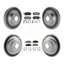 Charger l&#39;image dans la galerie, Front Rear Coated Disc Brake Rotors And Ceramic Pads Kit For Subaru Legacy