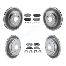 Charger l'image dans la galerie, [Front+Rear] 2001-2002 Acura MDX Premium Coated Rotors &amp; Ceramic Pads Brake Kit For Max Braking