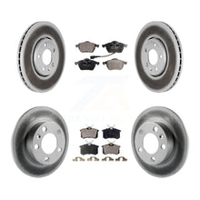 Load image into Gallery viewer, Front Rear Coated Brake Rotor &amp; Ceramic Pad Kit For Volkswagen Beetle Jetta Golf