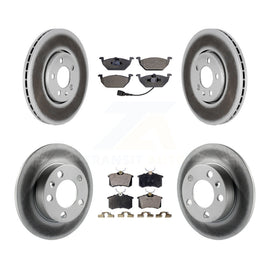[Front+Rear] 2000-2001 Volkswagen Golf 2.0L Premium Coated Rotors & Ceramic Pads Brake Kit For Max Braking
