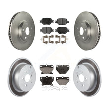 Charger l&#39;image dans la galerie, Front Rear Coated Disc Brake Rotors And Ceramic Pads Kit For Toyota Celica