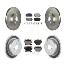 Charger l&#39;image dans la galerie, Front Rear Coated Brake Rotors Ceramic Pad Kit For Toyota Corolla Matrix Pontiac