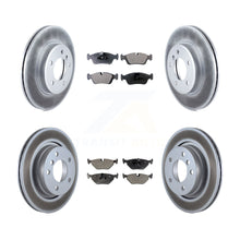 Charger l'image dans la galerie, Front Rear Coated Brake Rotor Ceramic Pad Kit For BMW 325i 325Ci 323i 328i 323Ci
