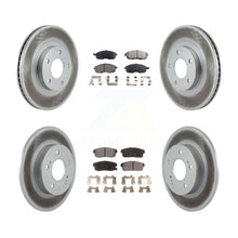 Load image into Gallery viewer, Front Rear Coat Disc Brake Rotors Ceramic Pad Kit For Nissan Maxima Infiniti I35