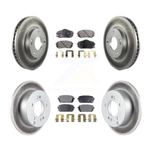 Charger l'image dans la galerie, [Front+Rear] 2010-2012 Kia Rondo Premium Coated Rotors &amp; Ceramic Pads Brake Kit For Max Braking