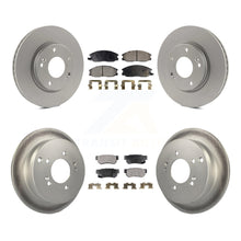 Load image into Gallery viewer, Front Rear Coated Disc Brake Rotors And Ceramic Pads Kit For Hyundai Santa Fe