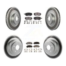 Charger l'image dans la galerie, Front Rear Coat Disc Brake Rotors Ceramic Pad Kit For Subaru Outback Legacy Baja
