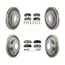 Load image into Gallery viewer, [Front+Rear] 2003-2005 Mazda 6 Premium Coated Rotors &amp; Ceramic Pads Brake Kit For Max Braking