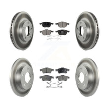 Charger l'image dans la galerie, [Front+Rear] 2004-2005 Mazda 3 2.0L Premium Coated Rotors &amp; Ceramic Pads Brake Kit For Max Braking