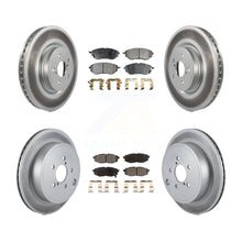 Charger l&#39;image dans la galerie, Front Rear Coated Disc Brake Rotor And Ceramic Pad Kit For Subaru Outback Legacy