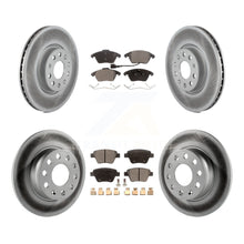 Load image into Gallery viewer, Front Rear Coated Disc Brake Rotor And Ceramic Pad Kit For Volkswagen Beetle GTI