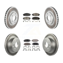 Charger l'image dans la galerie, [Front+Rear] 2005-2006 Nissan X-Trail Premium Coated Rotors &amp; Ceramic Pads Brake Kit For Max Braking