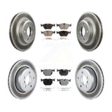 [Front+Rear] 2004-2010 BMW X3 Premium Coated Rotors & Ceramic Pads Brake Kit For Max Braking