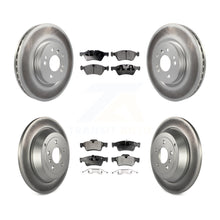 Charger l&#39;image dans la galerie, Front Rear Coated Brake Rotor Ceramic Pad Kit For Mercedes-Benz ML350 R350 ML500