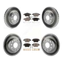 Charger l&#39;image dans la galerie, Front Rear Coated Disc Brake Rotors And Ceramic Pads Kit For Volkswagen Beetle