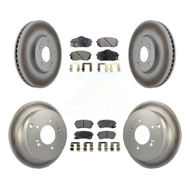 Front Rear Coat Disc Brake Rotor Ceramic Pad Kit For Hyundai Tucson Kia Sportage