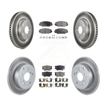 Charger l&#39;image dans la galerie, Front Rear Coat Disc Brake Rotors Ceramic Pad Kit For Toyota Matrix Pontiac Vibe