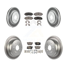 Charger l'image dans la galerie, [Front+Rear] 2012-2016 Honda CR-V AWD Premium Coated Rotors &amp; Ceramic Pads Brake Kit For Max Braking