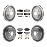 Front Rear Coat Brake Rotor Ceramic Pad Kit For Ford Edge Mazda CX-7 Lincoln MKX