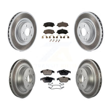 Charger l&#39;image dans la galerie, Front Rear Coat Disc Brake Rotor Ceramic Pad Kit For Mercedes-Benz GLK350 GLK250