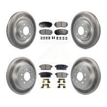 Charger l'image dans la galerie, [Front+Rear] 2007-2015 Mazda CX-9 Premium Coated Rotors &amp; Ceramic Pads Brake Kit For Max Braking