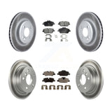 [Front+Rear] 2015 Mini Cooper 2.0L/1.5L Premium Coated Rotors & Ceramic Pads Brake Kit For Max Braking