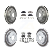 Charger l'image dans la galerie, Front Rear Coated Disc Brake Rotors And Ceramic Pad Kit For Suzuki SX4 Crossover