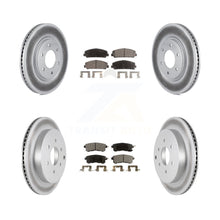 Load image into Gallery viewer, Front Rear Coat Brake Rotor Ceramic Pad Kit For INFINITI Nissan Armada QX80 QX56