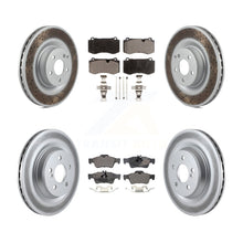 Charger l&#39;image dans la galerie, Front Rear Coated Brake Rotors Ceramic Pad Kit For Mercedes-Benz S550 SL550 S600