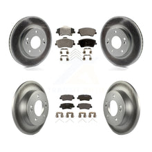 Load image into Gallery viewer, [Front+Rear] 2017-2020 Hyundai Elantra 2.0L Premium Coated Rotors &amp; Ceramic Pads Brake Kit For Max Braking