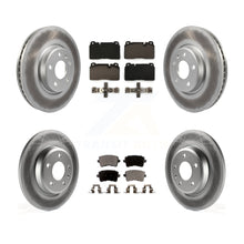 Load image into Gallery viewer, Front Rear Coated Disc Brake Rotors And Ceramic Pads Kit For Audi Q5