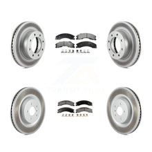 Load image into Gallery viewer, Front Rear Coat Disc Brake Rotor Ceramic Pad Kit For Nissan NV2500 NV3500 NV1500