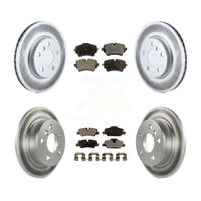 Charger l&#39;image dans la galerie, Front Rear Coated Disc Brake Rotors And Ceramic Pads Kit For Mini Cooper