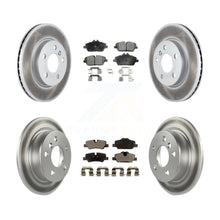 Charger l&#39;image dans la galerie, Front Rear Coated Disc Brake Rotors And Ceramic Pads Kit For Mini Cooper