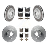 Front Rear Coat Brake Rotors Ceramic Pad Kit For BMW 428i 228i xDrive Gran Coupe