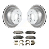 Rear Coat Brake Rotors Ceramic Pad Kit For Chevrolet S10 Blazer GMC Sonoma Jimmy