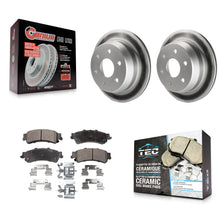 Charger l'image dans la galerie, Rear Coat Brake Rotor Ceramic Pad Kit For Chevrolet Silverado 1500 GMC Sierra XL
