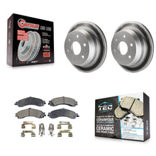 Charger l'image dans la galerie, [Rear] 2002 Chevrolet Suburban 1500 4WD Premium Coated Rotors &amp; Ceramic Pads Brake Kit For Max Braking
