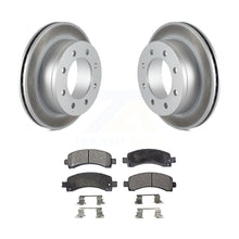 Charger l&#39;image dans la galerie, Rear Coat Brake Rotor Ceramic Pad Kit For Chevrolet Express 3500 2500 GMC Savana