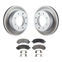 Charger l&#39;image dans la galerie, Rear Coat Brake Rotor Ceramic Pad Kit For Chevrolet Express 2500 GMC 3500 Savana