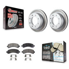 Load image into Gallery viewer, Rear Coat Brake Rotor Ceramic Pad Kit For Chevrolet Express 2500 GMC 3500 Savana